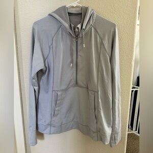 Athleta Gray Striped Pullover XL